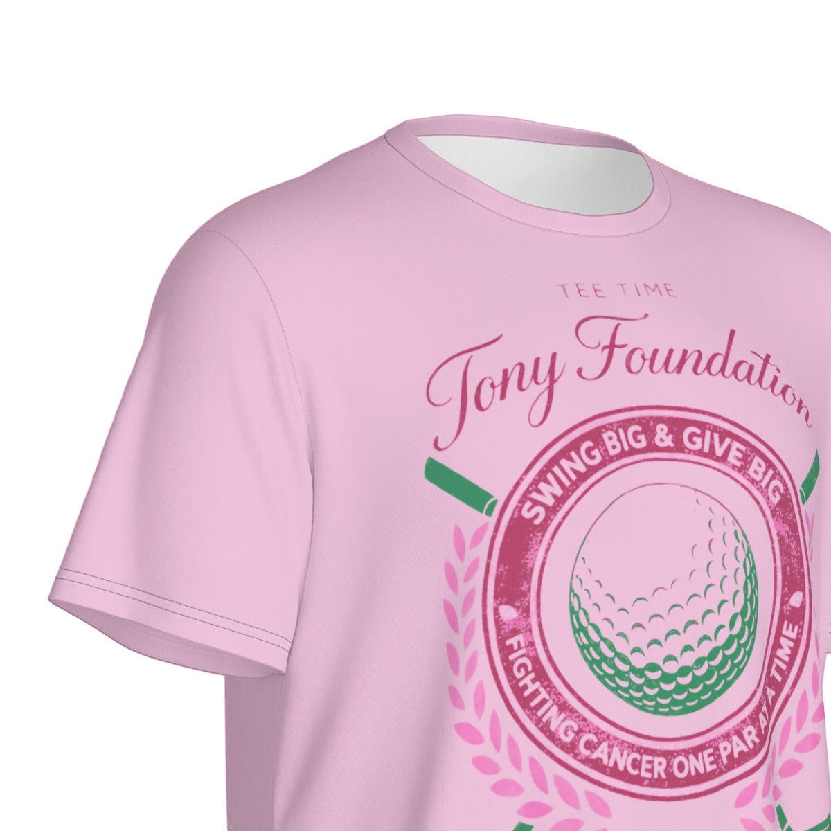 Tony Foundation Text Pink Men's Crew