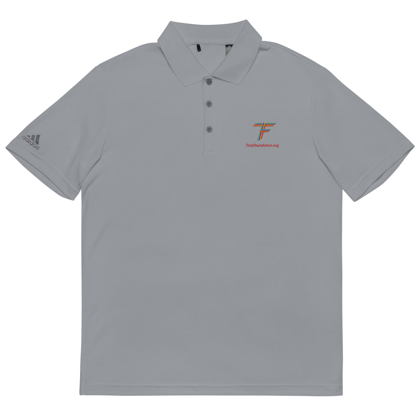TF logo adidas performance polo shirt