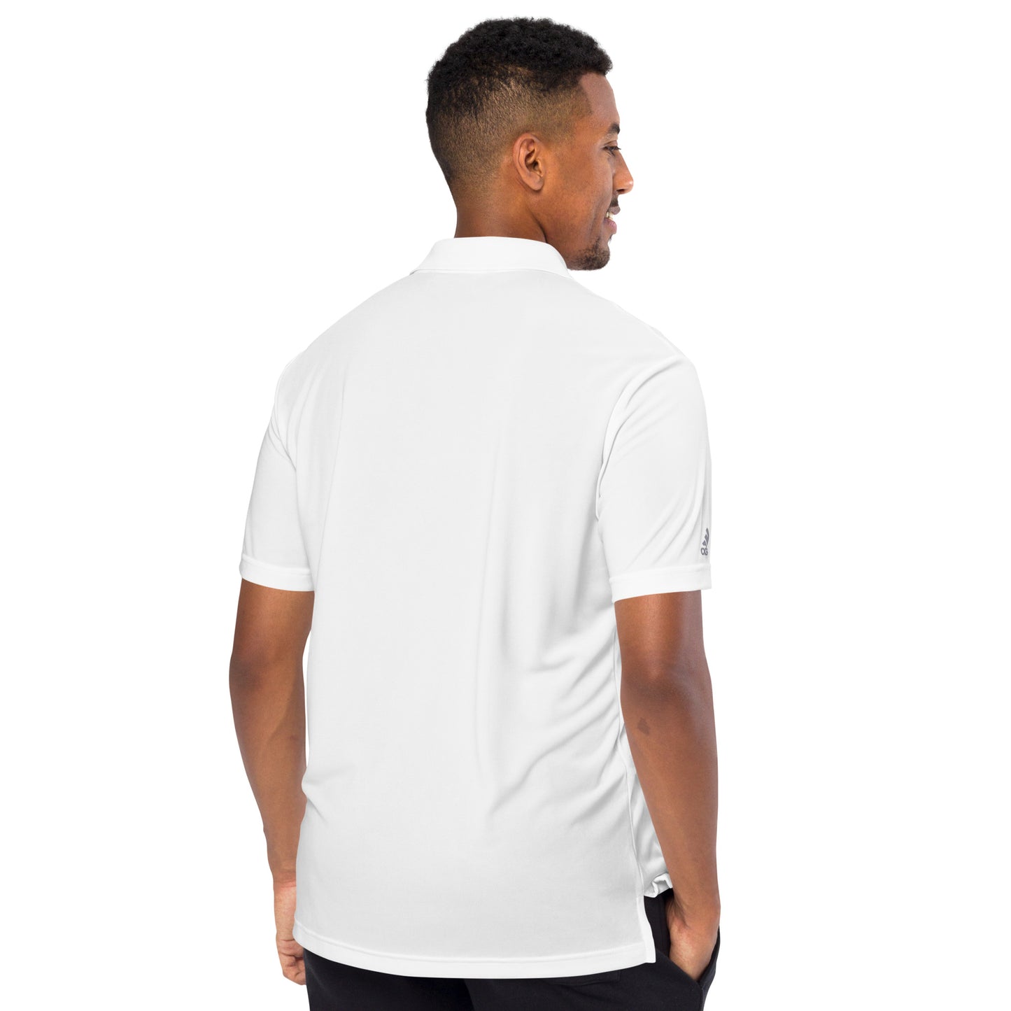 TF logo adidas performance polo shirt