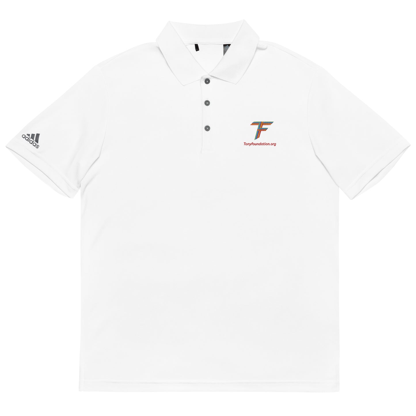TF logo adidas performance polo shirt