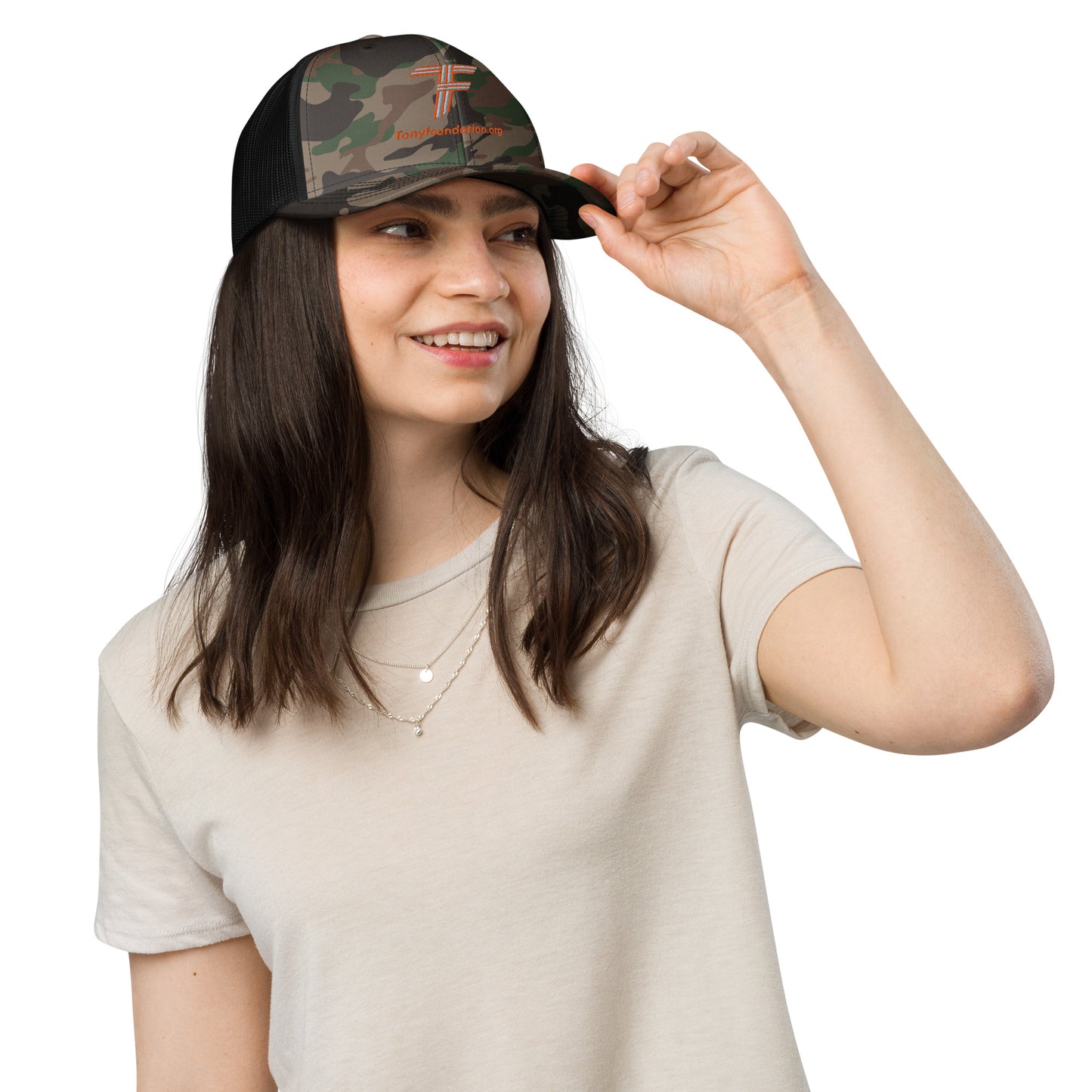 TF Camo trucker hat