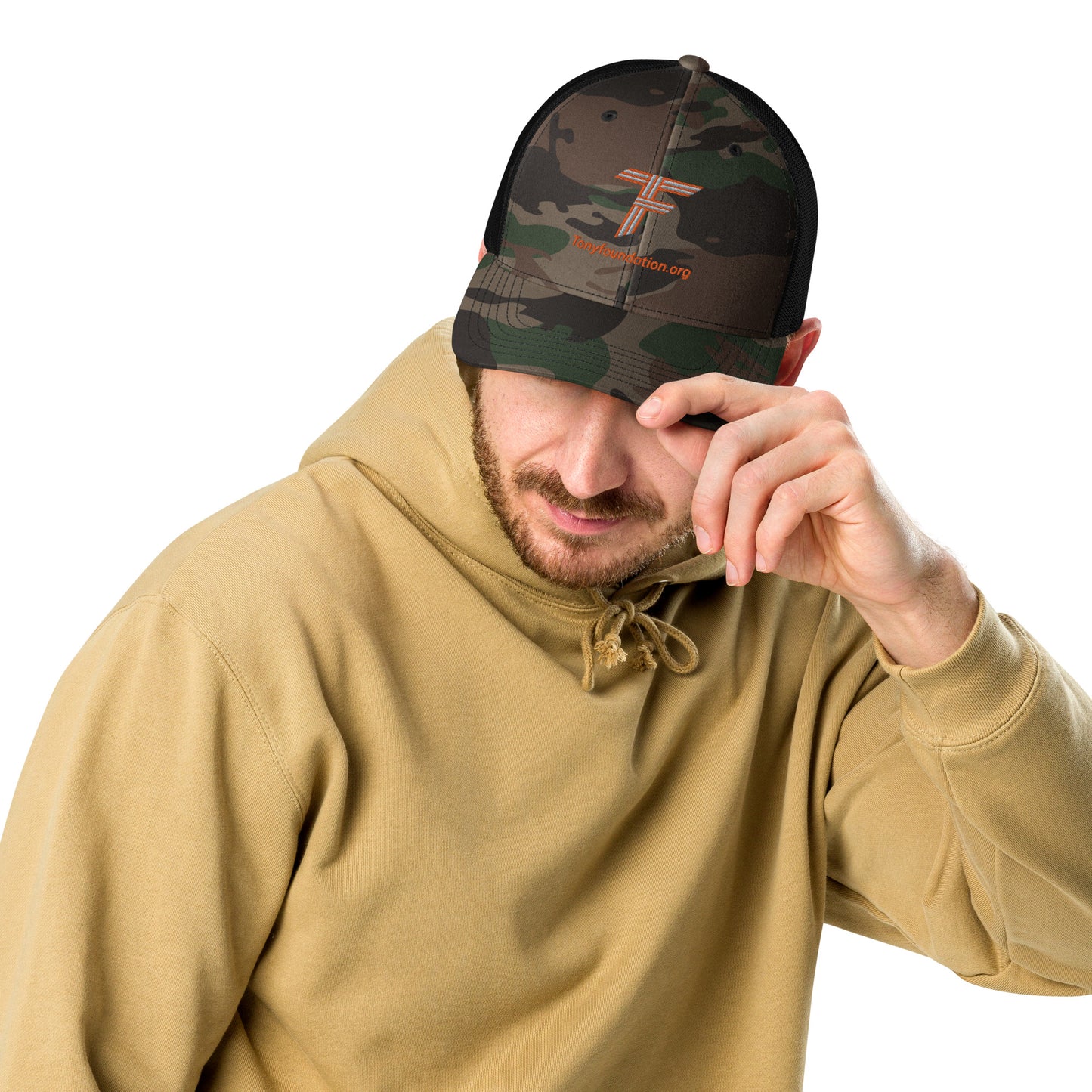 TF Camo trucker hat