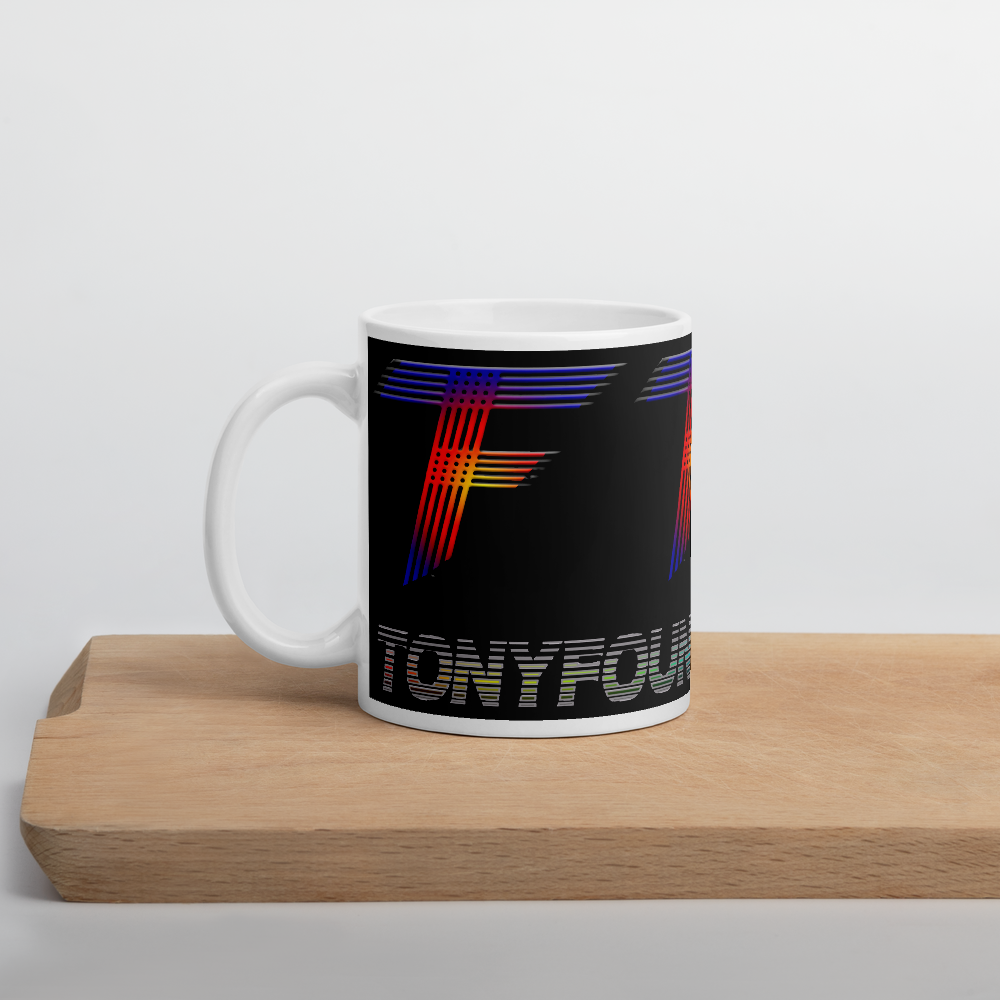 TF logo mug / Black