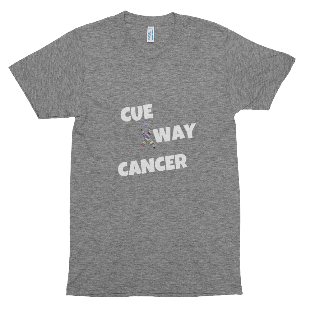CUE AWAY CANCER Short sleeve soft t-shirt