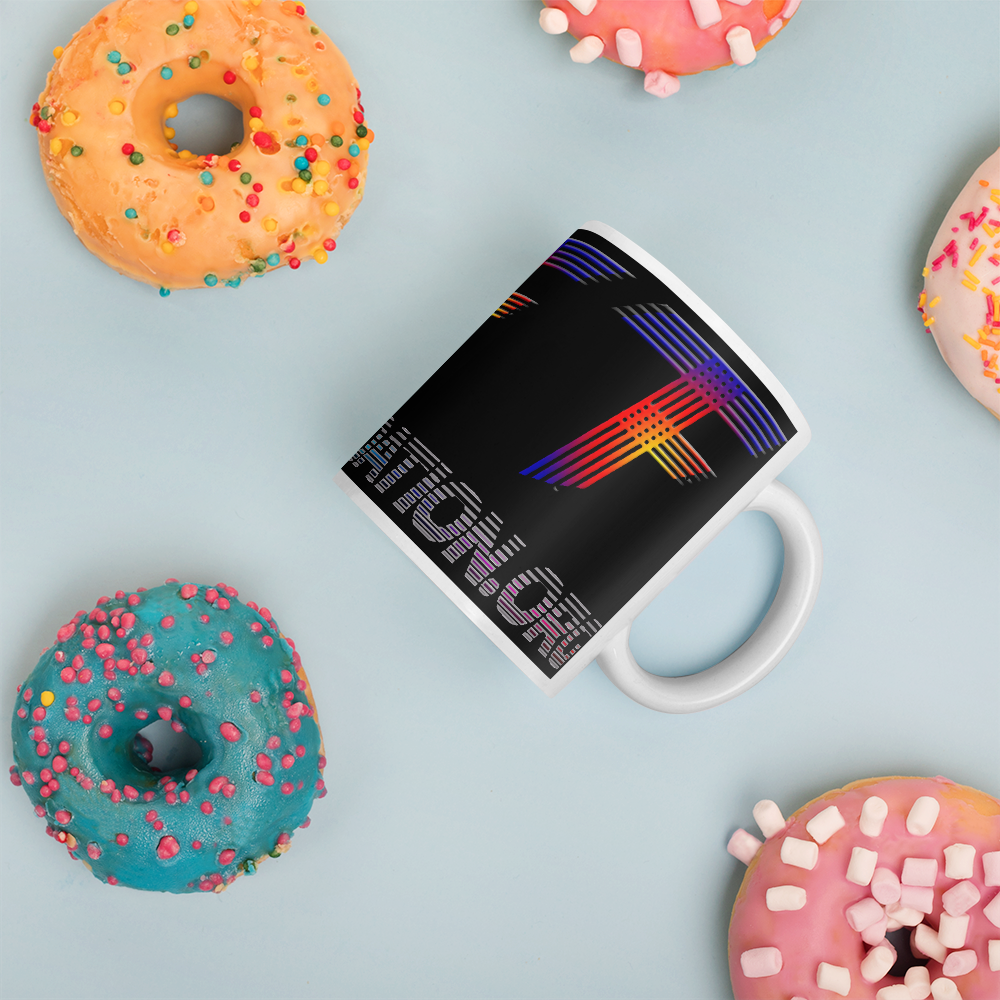 TF logo mug / Black