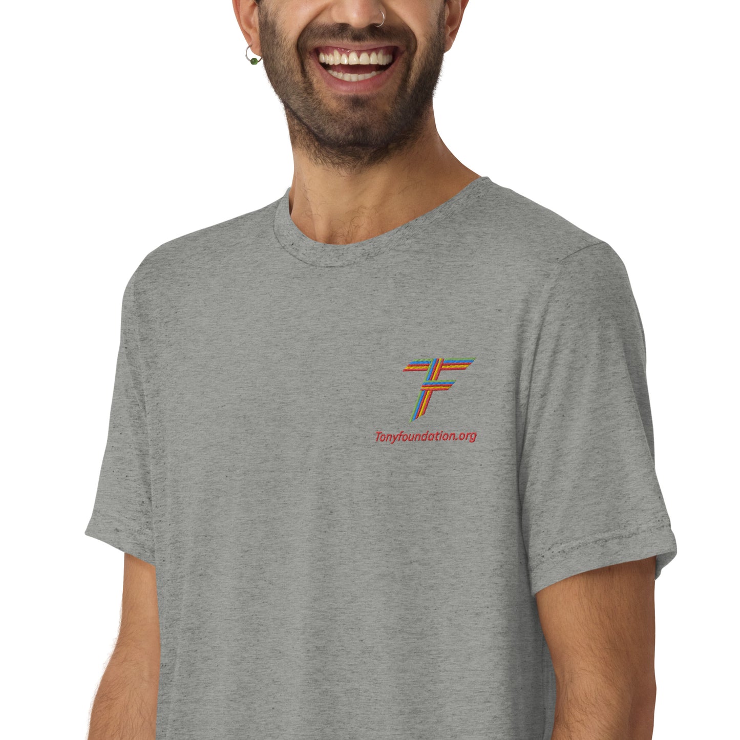 Embroidered Tony Foundation Tee