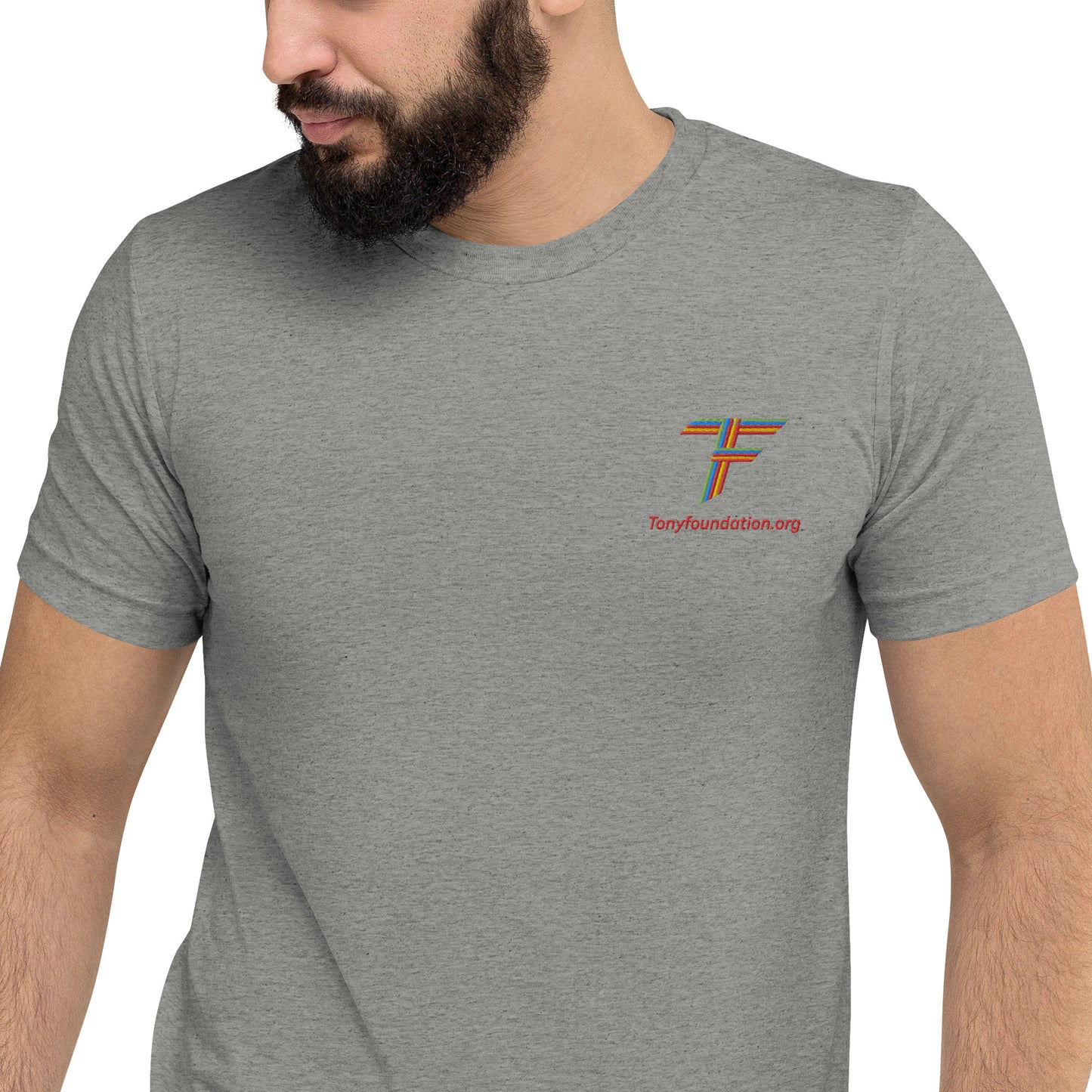 Embroidered Tony Foundation Tee