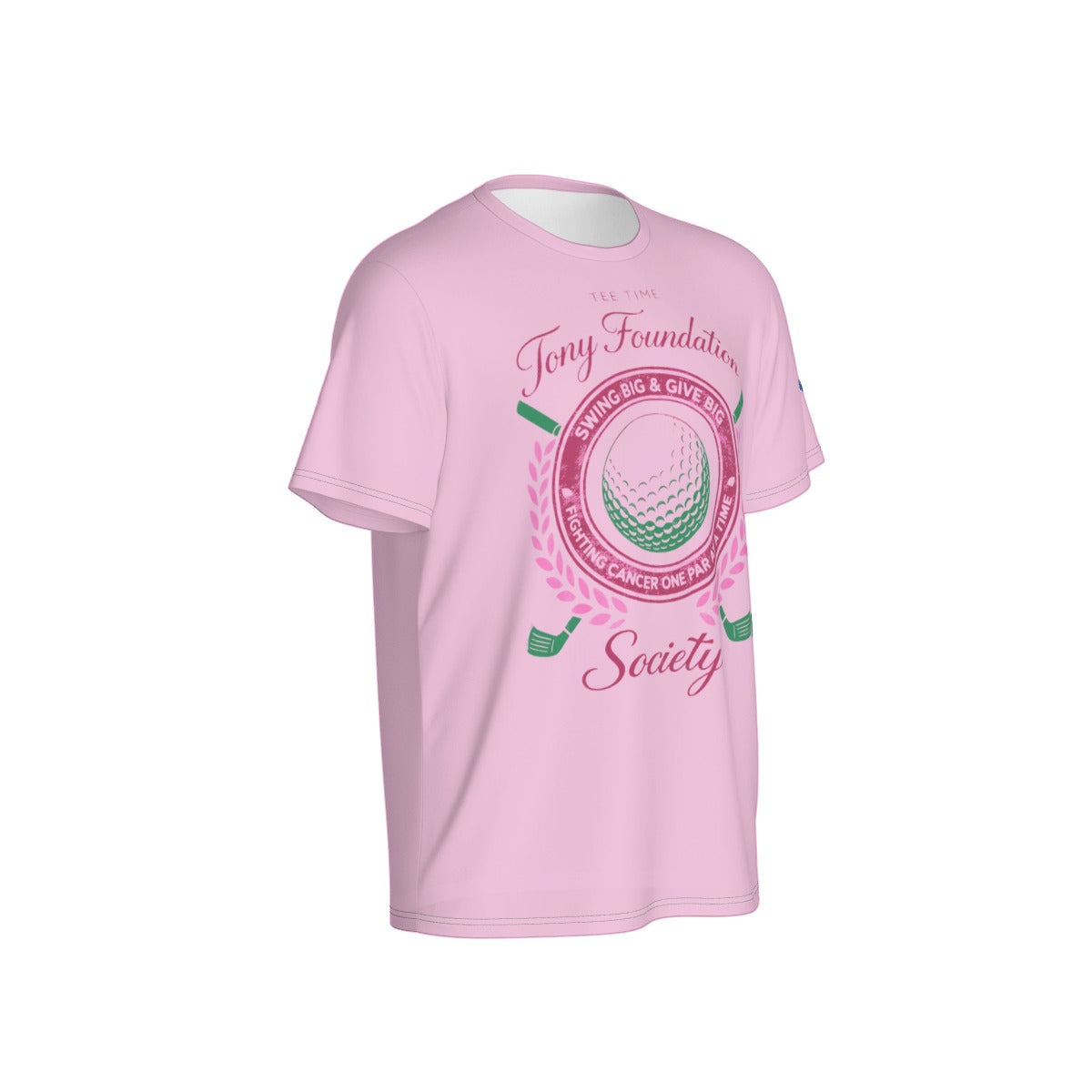 Tony Foundation Text Pink Men's Crew