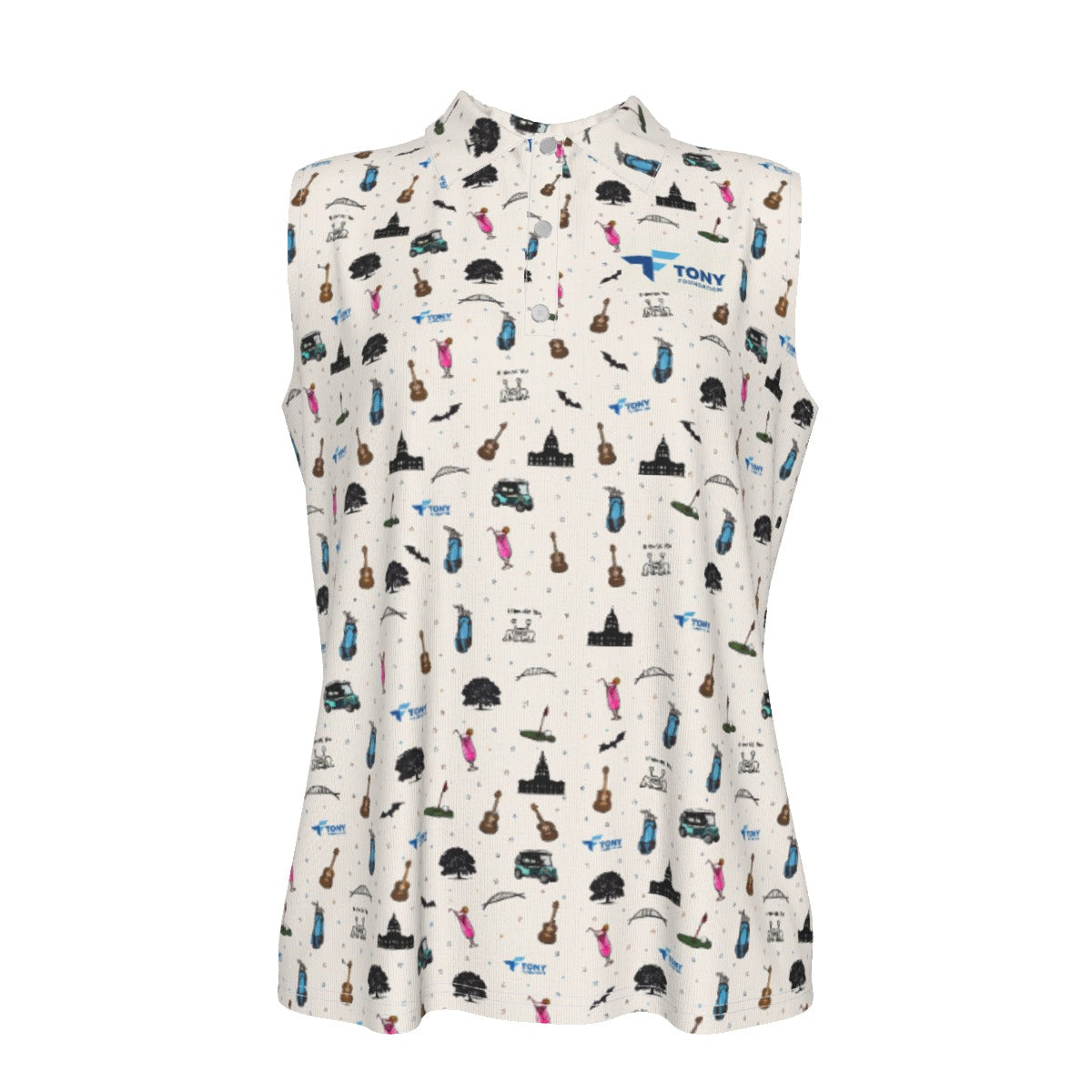 9th Annual Drive Away Cancer 2026 Exclusive Women's Sleeveless Polo