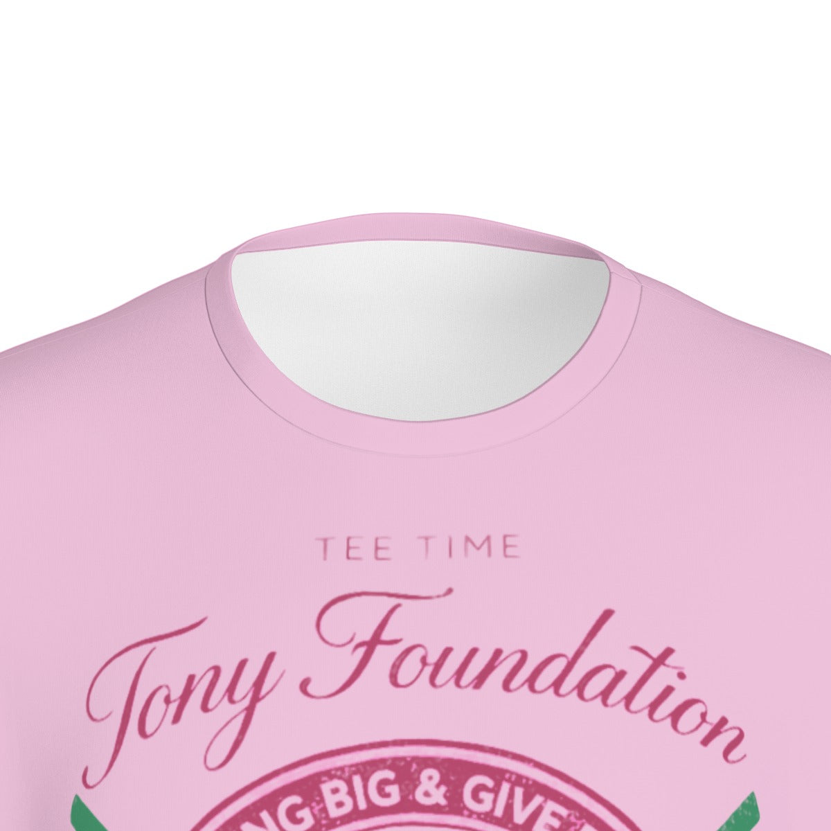 Tony Foundation Text Pink Men's Crew