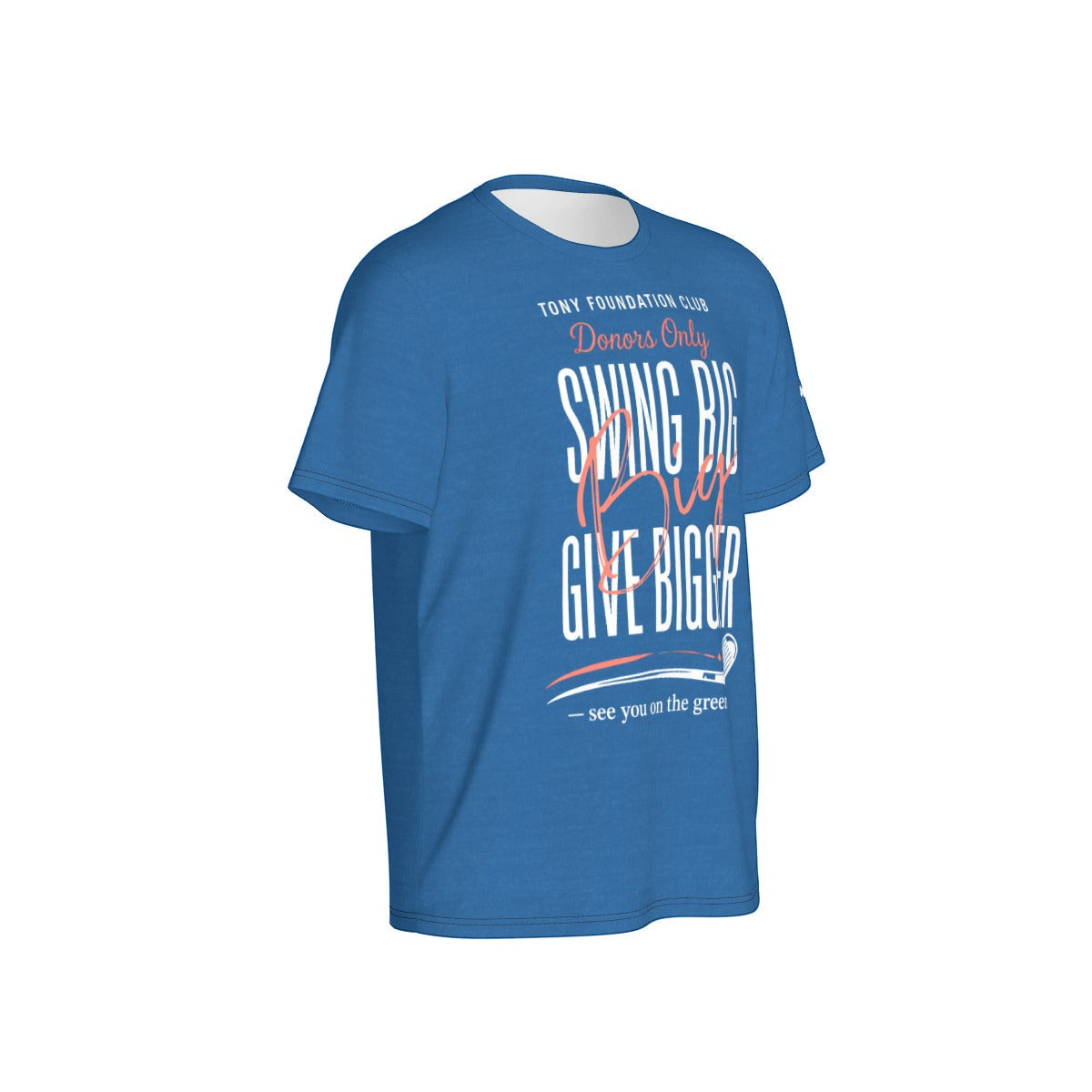 Tony Foundation Text Blue Heather Men's Crew