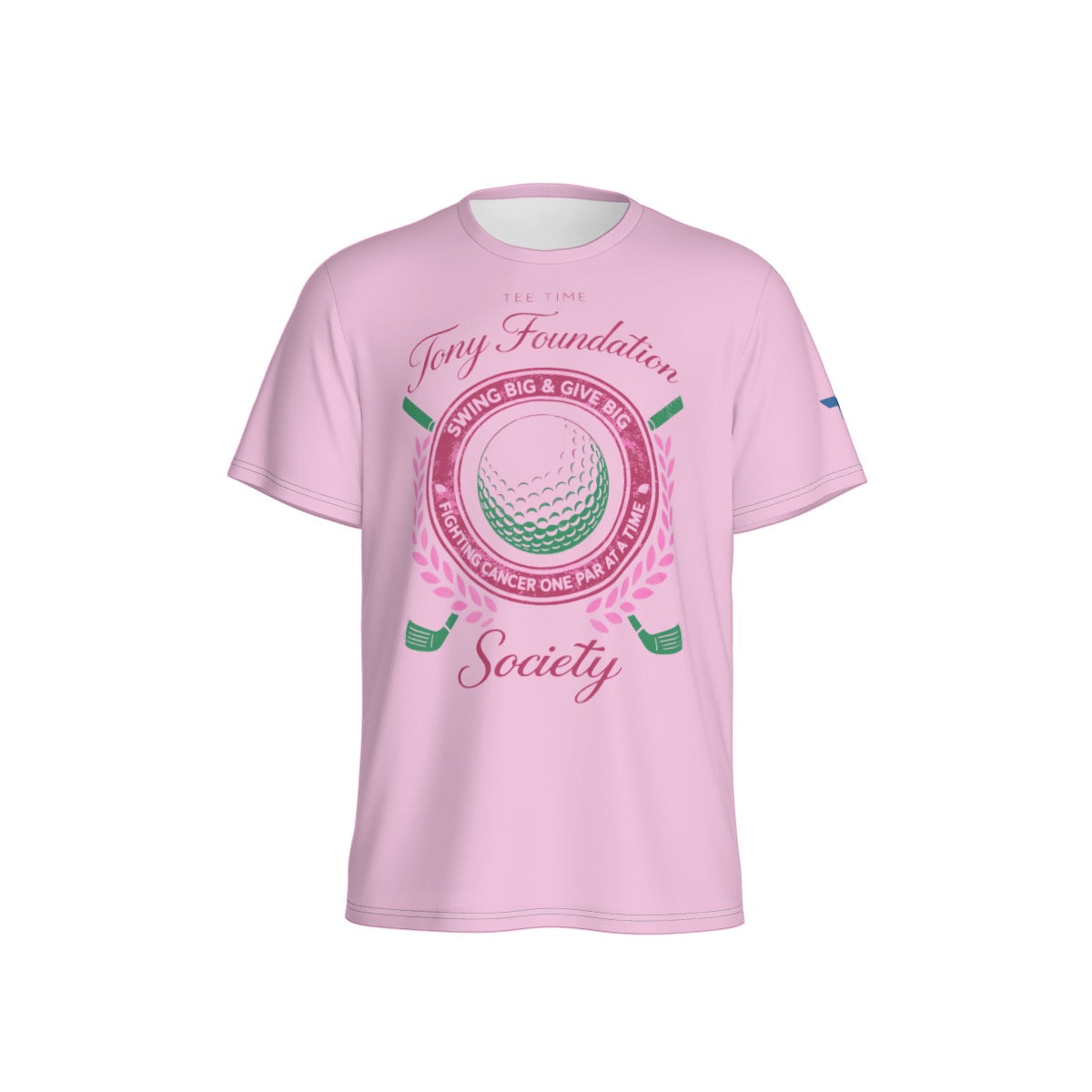Tony Foundation Text Pink Men's Crew