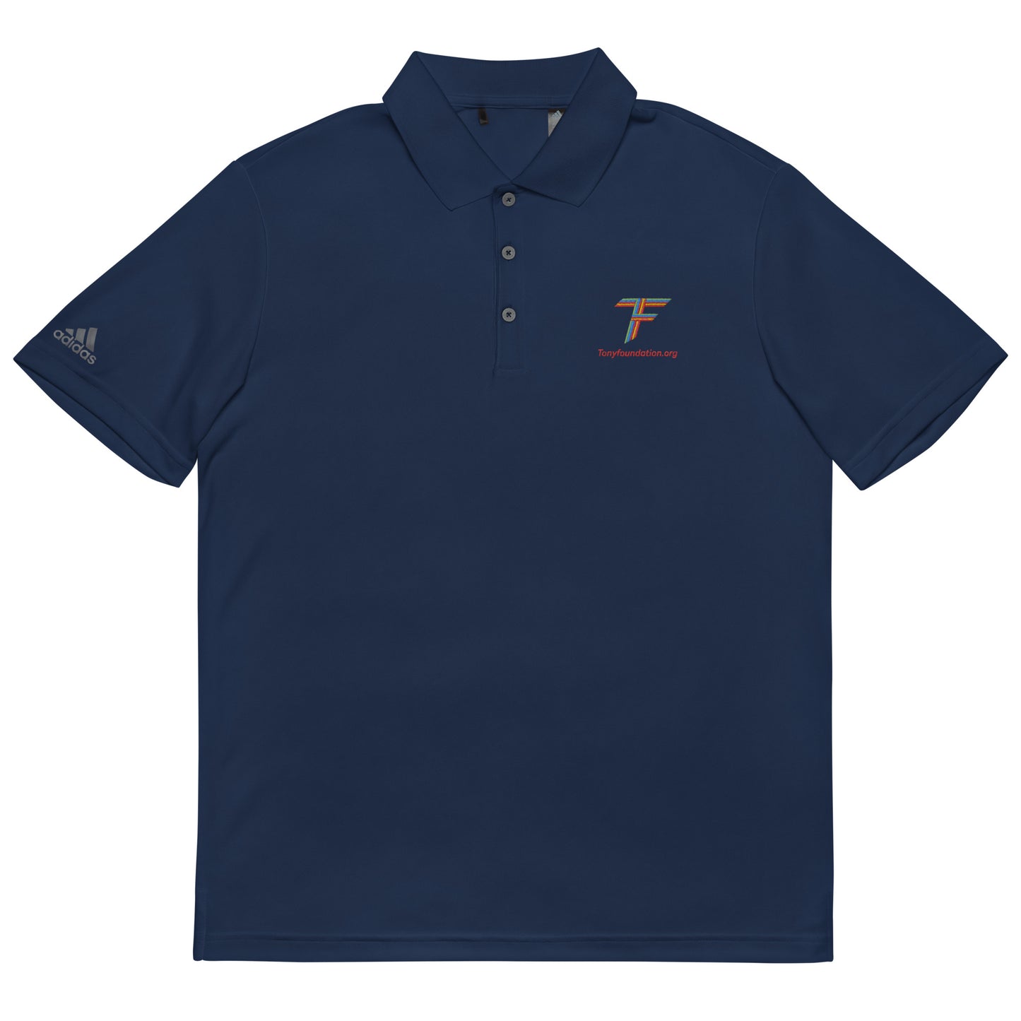 TF logo adidas performance polo shirt
