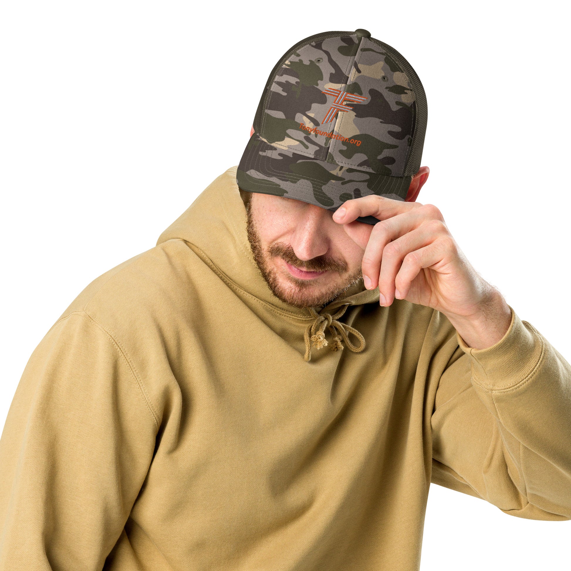 TF Camo trucker hat – Tony Foundation