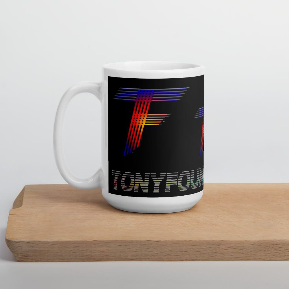 TF logo mug / Black