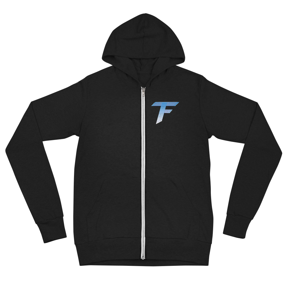 TF Logo Unisex zip hoodie