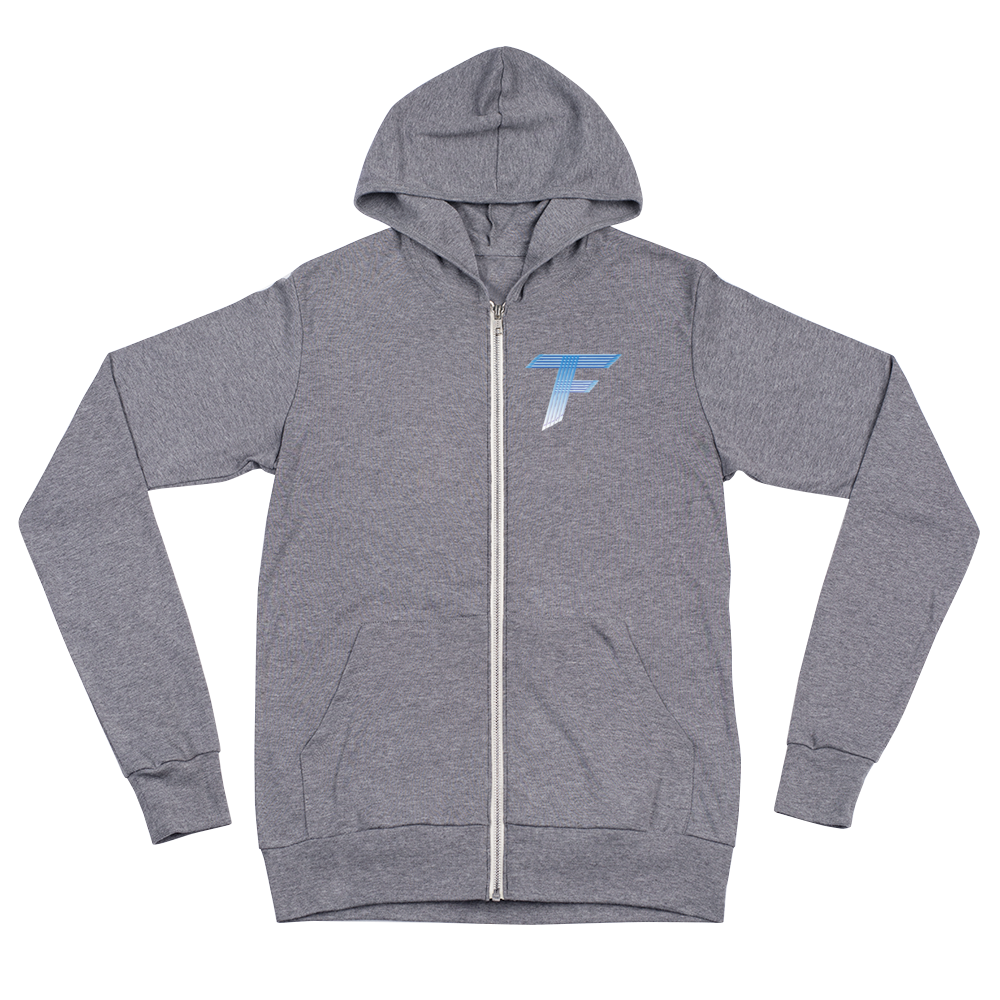 TF Logo Unisex zip hoodie