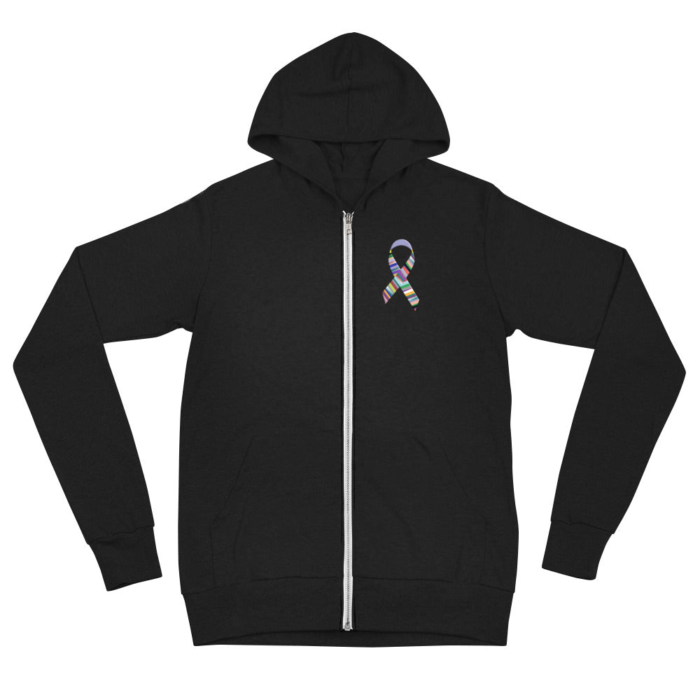 Unisex lightweight zip hoodie