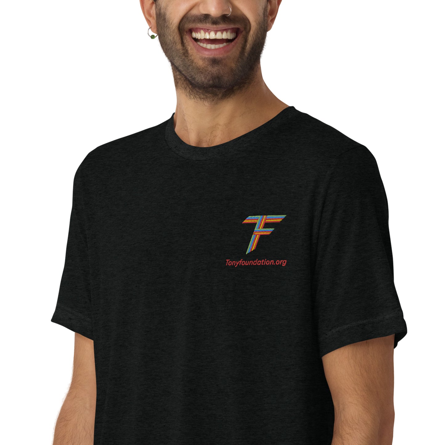 Embroidered Tony Foundation Tee